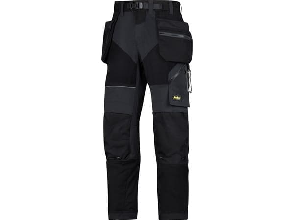 Snickers arbejdsbuks str. 52 - sort stretch m/hylsterlommer - 6902