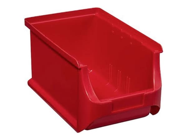 Allit 456209 Opbevaringskasser (B x H x T) 150 x 125 x 235 mm Rød 1 stk