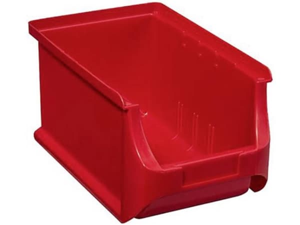 Allit 456209 Opbevaringskasser (B x H x T) 150 x 125 x 235 mm Rød 1 stk