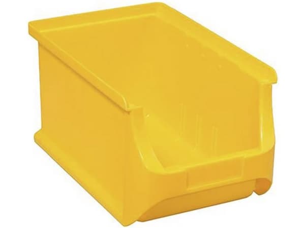 Allit 456210 Opbevaringskasser (B x H x T) 150 x 125 x 235 mm Gul 1 stk