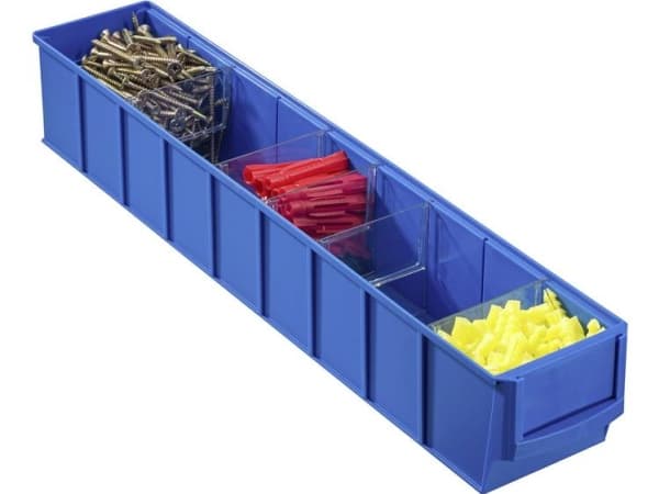 Allit 456560 Opbevaringskasser (L x B x H) 500 x 91 x 81 mm Blå 1 stk