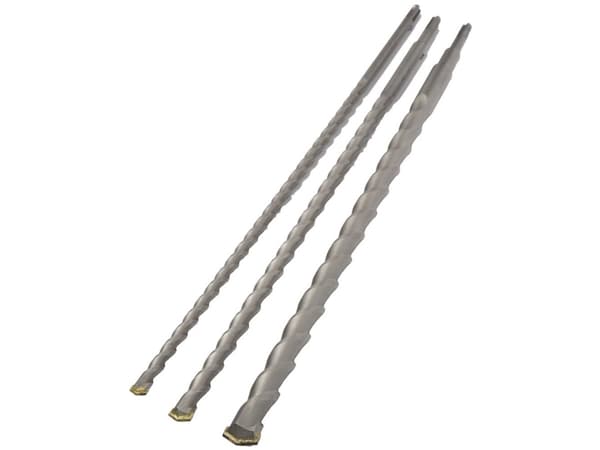 AVIT AV08014 Hårdmetal Gennembrudsbor 3 dele 12 mm, 16 mm, 24 mm Samlet længde 1000 mm SDS-Plus 1 stk