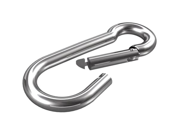 dörner + helmer 4915034 Karabinhager, båndstropper (Ø x L) 4 mm x 40 mm