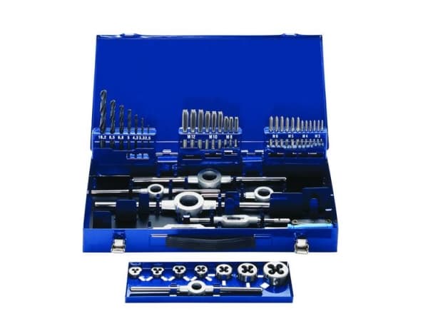 Eventus by Exact 10722 Gängersats 43 delar HSS metrisk M3, M4, M5, M6, M8, M10, M12