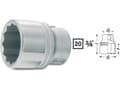 Miniatyrbild 2 av 3: Hazet HAZET 1000AZ-2 Sexkantsuttag 2 3/4 (20 mm)