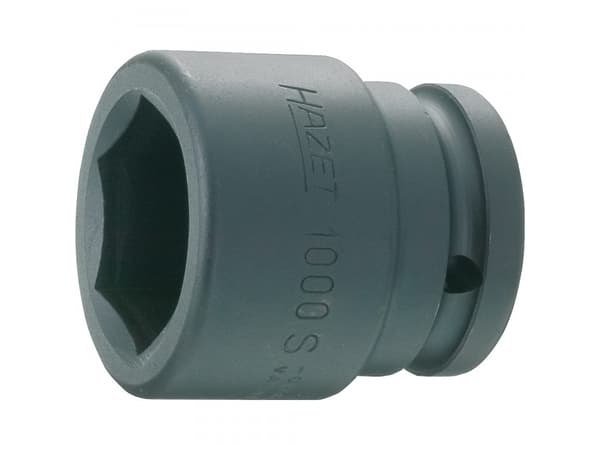 HAZET 1000S-24, Stikkontakt, Sort, 1 hoder, 3/4", Metrisk, 24 mm