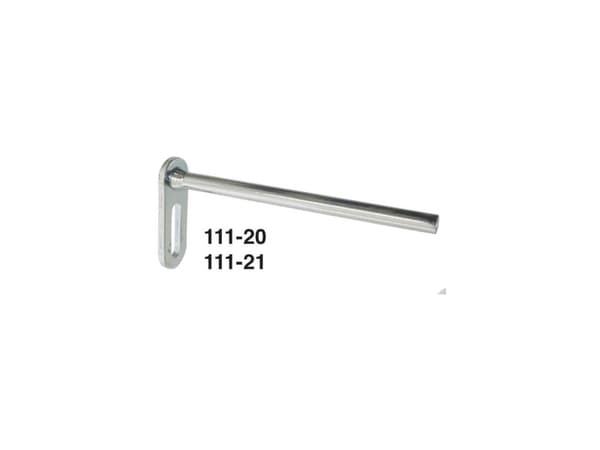HAZET 111-21, Krokverktøyholder, Rustfritt stål, 6 mm, 75 mm