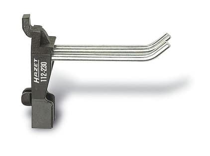 HAZET 112-260, Krokverktøyholder, Sort, Rustfritt stål, 60 mm, 20 g