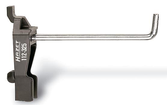 HAZET 112-350, Krokverktøyholder, Sort, Rustfritt stål