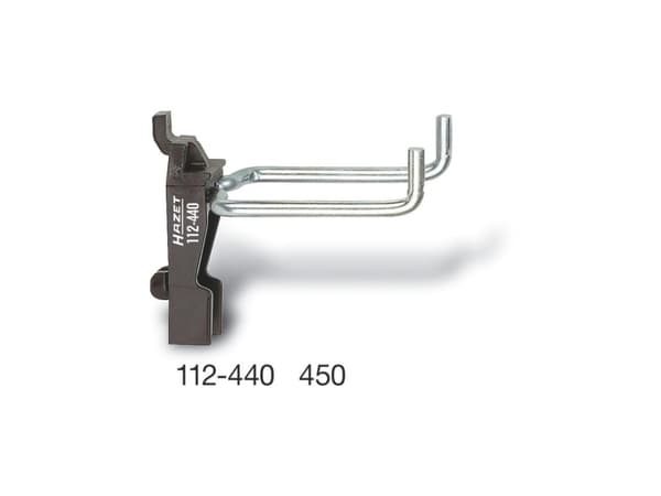 HAZET 112-450, Innendørs, Universalkrok, Sort, Sølv, 50 mm, 32 g, 1 stykker