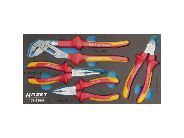 Hazet 163-226/4 VDE-tångset 4 delar