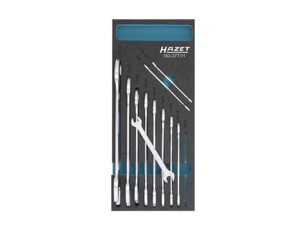 Hazet 163-377/11 Skruenøgle-sæt 11 dele Nøglebredde (metrisk) (kun til del) 6 - 32 mm