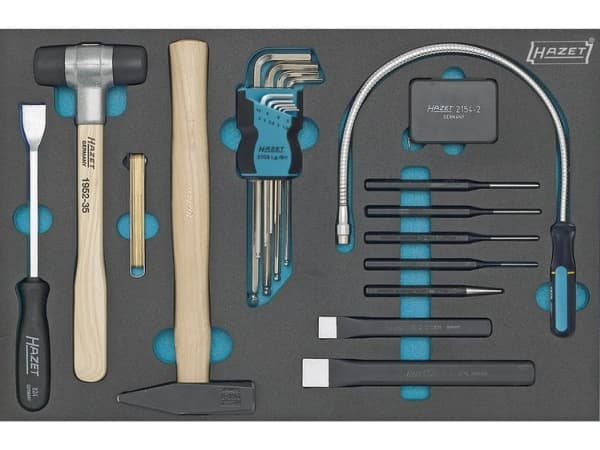 HAZET 163-60/22, 3,32 kg, 342 mm, 519 mm, 22 verktøy