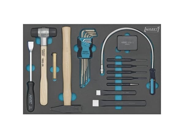 HAZET 163-60/22, 3,32 kg, 342 mm, 519 mm, 22 verktøy