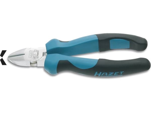 HAZET 1803-22, Avbitartång, Plast, Svart, Blå, 165 mm, 228 g