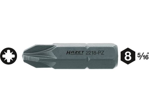 Hazet HAZET 2218-PZ3 Korsklippsbit PZ 3 Kvalitetsstål C 8 1 st