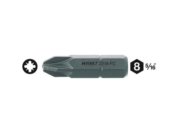 Hazet HAZET 2218-PZ3 Korsklippsbit PZ 3 Kvalitetsstål C 8 1 st