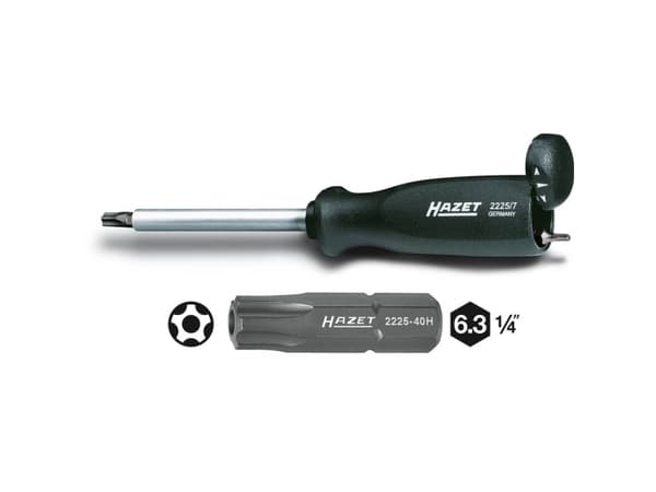 Hazet 5-Stjernet-bit 27 H Kvalitetsstål C 6.3 1 stk