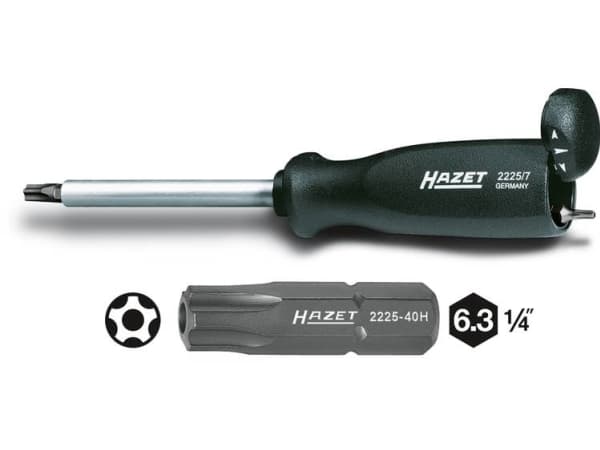 Hazet 5-Stjernet-bit 30 H Kvalitetsstål C 6.3 1 stk