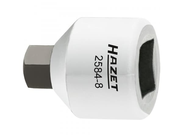 HAZET 2584-8, Stikkontakt, 3/8", Metrisk, 2,4 cm, 40 g, Tyskland