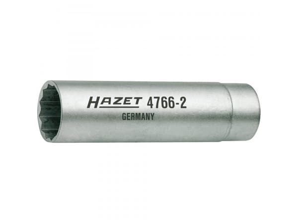 HAZET 4766-2, Tändstiftsnyckel, 1 styck, Silver, 6,4 cm, 50 g, 18 mm
