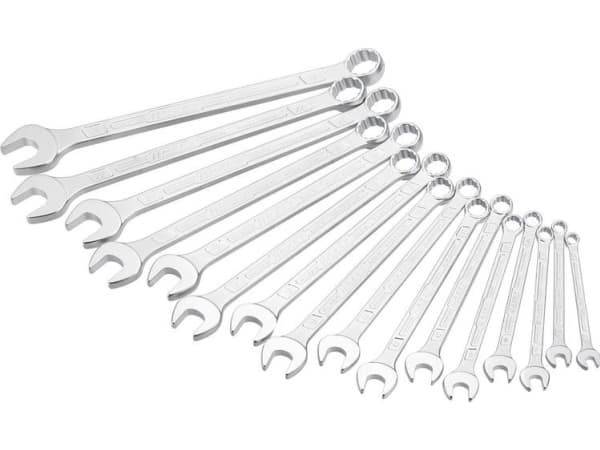 Hazet 600SPC/16 Gaffelnøgle-sæt 16 dele Nøglebredde (metrisk) (kun til del) 7 - 24 mm