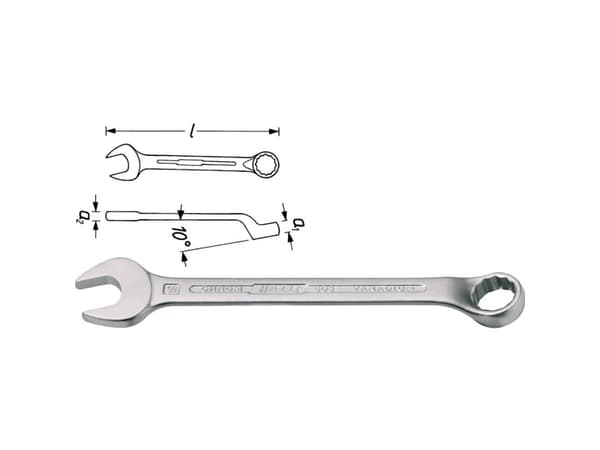 HAZET 603-27, 27 mm, Kromi, Kromi, Matta, 10°, Saksa