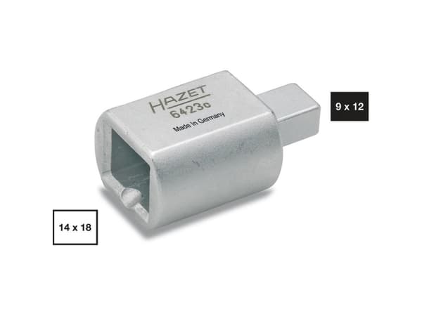 HAZET 6423C, Enstaka artikel, Tillbehör till skiftnyckel, Krom, 30 mm, 50 mm, 1 styck