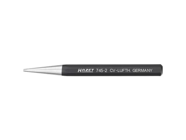HAZET 745-2, Hålstans, Svart, Silver, Svart, 120 mm, 2 mm, 61 g