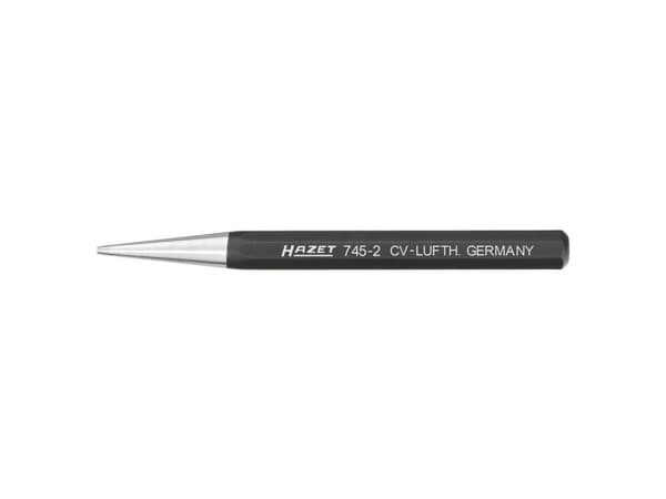 HAZET 745-2, Hålstans, Svart, Silver, Svart, 120 mm, 2 mm, 61 g