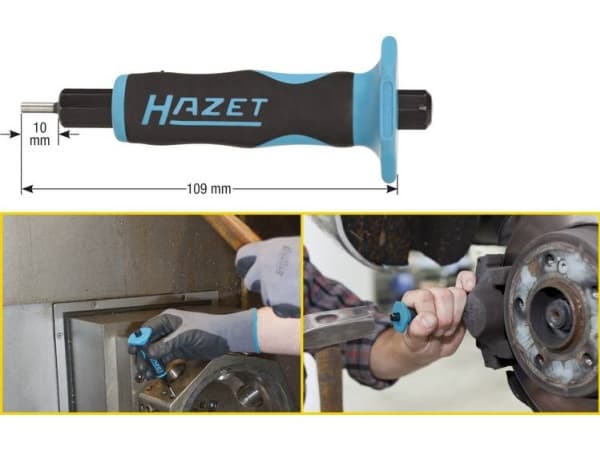 HAZET 751KHS-4, Hålstans, Svart, Blå, Svart, Blå, 109 mm, 4 mm, 82 g