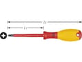 Miniatyrbilde 2 av 3: Hazet 810VDE-PH2 Elektriker Stjerneskruetrækker PH 2 Klinge-længde: 100 mm