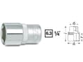 Miniatyrbild 1 av 5: HAZET 850A-11/32, 1 stk, 25,4 / 4 mm (1 / 4"), Krom-vanadium-stål, 2,5 cm, 14 g