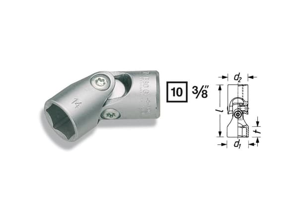 HAZET 880G-15, Stikkontakt, 3/8", Metrisk, 1 hoder, 15 mm, 2,04 cm