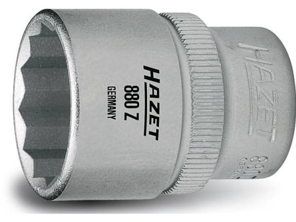 HAZET 880Z-9, 1 stk, 76,2 / 8 mm (3 / 8"), Krom-vanadium-stål, 2,4 cm, 19 g