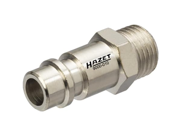 Hazet 9000-010/3 Trykluft-tilslutningsnipler 1/4 (6,3 mm) 1 stk