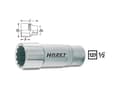 Miniatyrbild 1 av 5: HAZET 900TZ-27, 1 stk, 25,4 / 2 mm (1 / 2"), Krom-vanadium-stål, 8,5 cm, 248 g