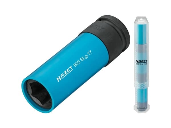 HAZET 903SLG-17/3, Kraftpipesett, Blå, 3 hoder, 1/2", Metrisk, 17 mm