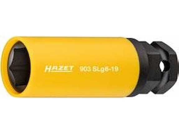 HAZET 903SLG-19/3, Kraftpipe, Gult, 3 hoder, 1/2", Metrisk, 12.5 mm