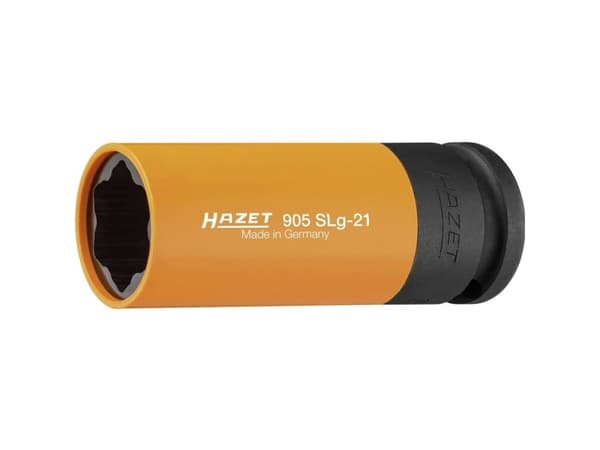 HAZET 905SLG-21, Slaghylsa, Orange, 1/2", Metrisk, 19 mm, 19,8 mm