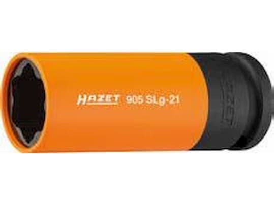 HAZET 905SLG-21, Slaghylsa, Orange, 1/2", Metrisk, 19 mm, 19,8 mm