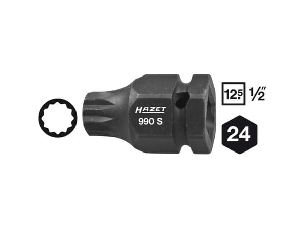 Hazet 990S-18 Multitand (XZN) Virtapistoke 18 mm 1/2 (12,5 mm)