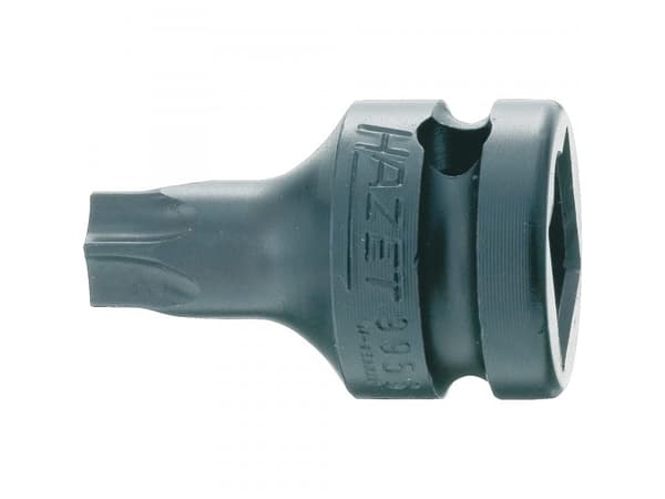 HAZET 995S-T40, Kraftpipe, Sort, 1 hoder, 1/2", Metrisk, 25,1 mm