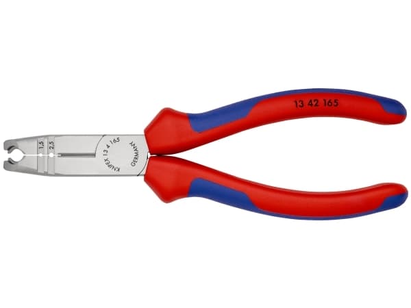 Knipex 13 42 165, 1,3 cm, Muovi, Sininen, Punainen, 165 mm, 176 g