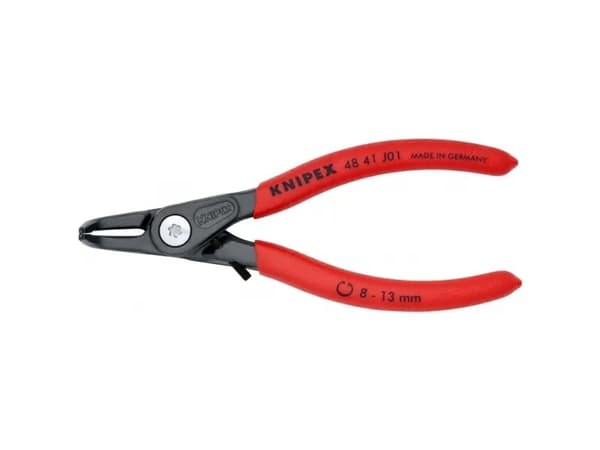 Knipex 48 41 J01, Låseringtang, 1,3 cm, Sort, Rød, 53 mm, 130 mm, 12 mm
