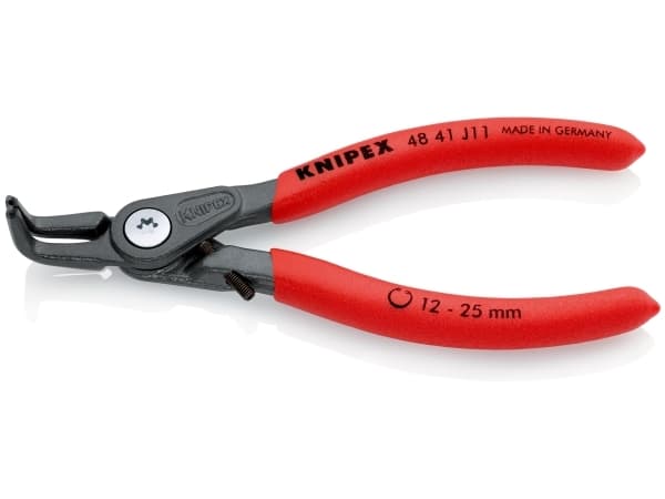 Knipex 48 41 J11, Lukkorengaspihdit, Terästä, Muovi, Punainen, 130 mm, 105 g