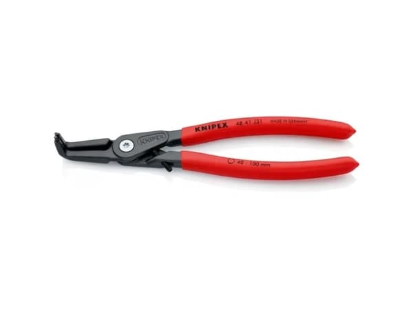 Knipex 48 41 J31, Låsringstång, 10 cm, Svart, Röd, 45 mm, 210 mm, 13 mm