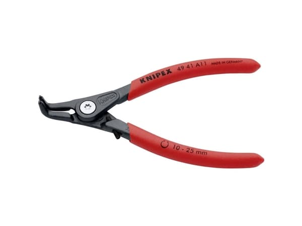 Knipex 49 41 A11, Låseringtang, Kromvanadiumstål, Plast, Rød, 130 mm, 102 g