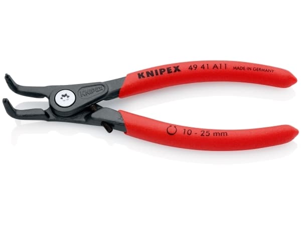 Knipex 49 41 A11, Låseringtang, Kromvanadiumstål, Plast, Rød, 130 mm, 102 g