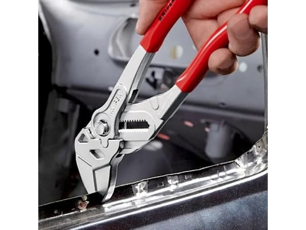 Knipex 86 05 250 T, Crimptang, Kromfarget, Metall, Plast, Blå, Rød, 58 mm, 250 mm